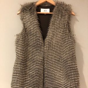 Faux Fur Vest sz S